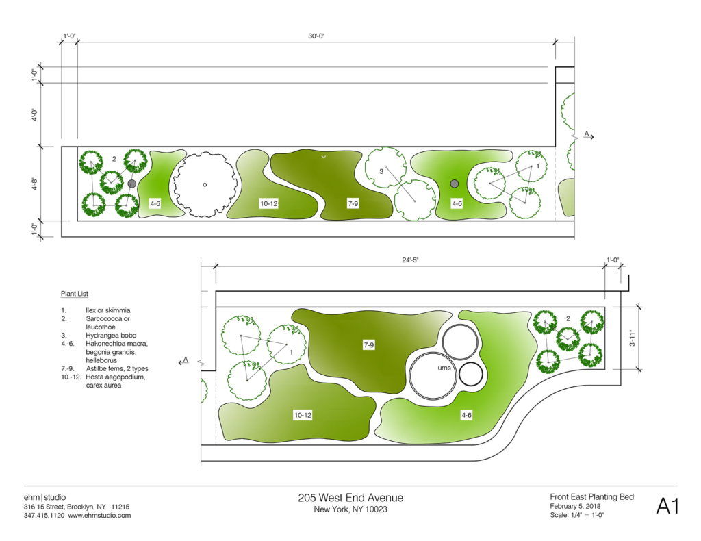 205 WEA front planting plan-1-1