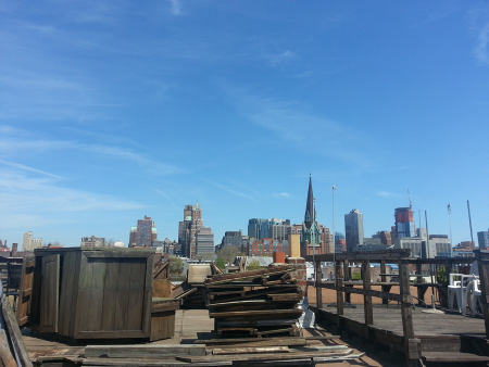 Before - Poor space layout Before Brooklyn Roof Garden 2