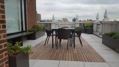 Lower level dining terrace Lower level dining terrace